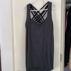 Lululemon tank with attached sports bra